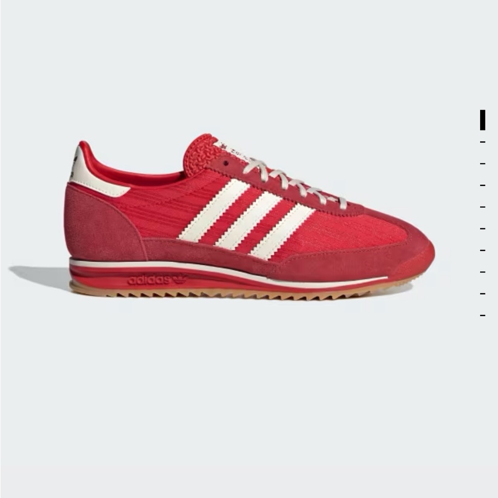 Adidas Women's Red and White SL 72 OG